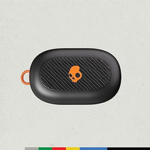 Load image into Gallery viewer, Skullcandy Push Play Active in-Ear Wireless Earbuds, 34 Hr Battery, Stay-Aware Mode, Microphone, Works with iPhone Android and Bluetooth Devices - True Black/Orange