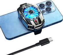Load image into Gallery viewer, TRILINK Phone Cooler for Gaming, Universal Phone Cooling Fan with Two Cooling Modes, Mobile Phone Radiator Case for iPhone Android Smartphones from 4.5 to 7in, Cell Phone Cooler for Live Streaming