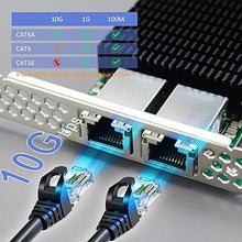 Load image into Gallery viewer, GLOTRENDS ST7318 2-Port 10Gb PCI-E Network Card, Copper RJ45 Port, Intel X540-AT2 Controller, Support Windows Server/Linux/VMware, Compare to Intel X540-T2