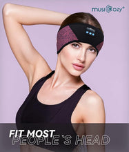 Load image into Gallery viewer, MUSICOZY Sleep Headphones Bluetooth 5.4 Headband, Wireless Earphones Music Sleep Earbuds Sleeping Eye Mask with HD Stereo Speakers for Workout Running Travel Yoga, Ideal Gifts for Women Men