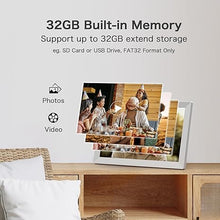 Load image into Gallery viewer, Digital Picture Frame WiFi, 15.6 Inch Frameo Digital Photo Frame, 32GB Memory, 1920*1080 IPS HD Touch Screen, Auto-Rotate, Share Pictures Video Instantly, Gift for Mom, Wedding, Birthday, Anniversary