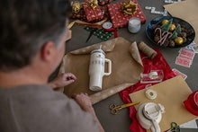 Load image into Gallery viewer, STANLEY Quencher H2.0 Tumbler with Handle & Straw 40 oz Deco Collection | Twist On 3-Way Lid | Cupholder Compatible for Travel | Insulated Stainless Steel Cup | BPA-Free | Cream Gloss Deco