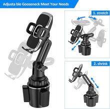 Load image into Gallery viewer, WixGear Cup Phone Holder, Car Cup Holder Phone Mount for Car with Adjustable Automobile Cup Holder Smart Phone Cradle Car Mount
