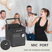Load image into Gallery viewer, Portable CD Player Boombox | 20W Stereo Sounds| Rechargeable Battery | Auto Lid Open Button | Big LCD Display | Bluetooth 5.3/FM Radio/USB/AUX Input | MIC & Earphone Port | Remote Control(ZXG-608B)