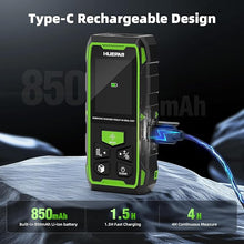 Load image into Gallery viewer, Huepar Professional 656ft Dual Laser Distance Measuring Tool, Rechargeable Digital Laser Room Measure Devices, Bilateral Metro Laser Measurement Tool with with Angle Sensor, Magnetic Back