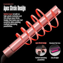 Load image into Gallery viewer, Bekind Apex 2-in-1 Hair Straightener Flat Iron | 1“ 460°F Straightener and Curler for All Hairstyles | UltraSmooth Tech | 15s Fast Heating & Temp Memory | Gift Set for Girls Women (Apex Peach)