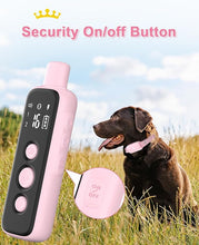 Load image into Gallery viewer, Bousnic Shock Collar for Dogs - Waterproof Rechargeable Dog Electric Training Collar with Remote for Small Medium Large Dogs with Beep, Vibration, Safe Shock Modes (8-120 Lbs)