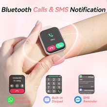 Load image into Gallery viewer, Fitpolo Smart Watches for Women, 1.8'' Alexa Built-in Fitness Tracker Watch with Bluetooth Calls, IP68 Waterproof, Heart Rate/Sleep/SpO2 Monitor, 110 Sports Modes Compatible with Android & iPhone