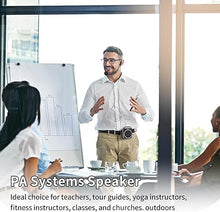 Load image into Gallery viewer, SHIDU Voice Amplifier, Portable Speaker with Microphone Megaphone PA System Support Bluetooth/TF Card and U-Disk Play Music for Teachers, Tour Guides, Training