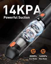 Load image into Gallery viewer, OXILAM Car Vacuum Portable - Handheld Vacuum Cordless 14000PA High Power, 4 in 1 Small Vacuum, Blow & Suction 2 in 1, Up to 30 Mins Runtime, Cordless Vacuum Cleaner for Home, Pet, Car, Office (Black)