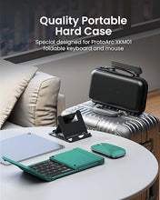 Load image into Gallery viewer, ProtoArc Foldable Keyboard and Mouse, XKM01 Folding Wireless Keyboard Mouse Combo for Business and Travel, 2.4G+Dual Bluetooth Full-Size Portable Keyboard for Laptop iPads Tablets - Green