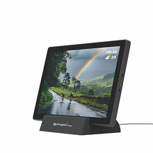Load image into Gallery viewer, Avyona 10.1" Smart WiFi Digital Photo Frame — 3000mAh Battery, 32GB Storage, HD IPS Touchscreen, Frameo App Instant Photo/Video Sharing, Auto-Rotate, Raven Black