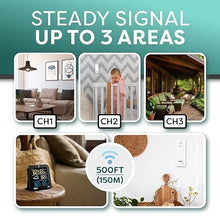 Load image into Gallery viewer, OBET Indoor Outdoor Thermometer Wireless Weather Station Average Outdoor Temperature and Humidity Monitor Digital Thermometer Inside Outside Remote 500ft/150m for House Patio