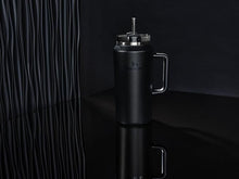 Load image into Gallery viewer, Stanley Quencher H2.0 FlowState Stainless Steel Vacuum Insulated Tumbler with Lid and Straw for Water, Iced Tea or Coffee, Smoothie and More, Black 2.0, 64oz