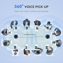 Load image into Gallery viewer, Tenveo MagiCall-EX Bluetooth Conference Speakerphone, Daisy Chain/Use Alone up to 30 attendees, Bluetooth/Wireless/USB Microphone, 360°Voice Pickup Noise Cancelling for Conference Call Large Meeting