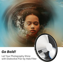 Load image into Gallery viewer, Walking Way Whirlpool Camera Effects Filter, Tunnel Vision Lens Filter, Spiral Halo Prism Lens Filter with Vortex and Circular Halo Frame Effect for Camera Lens (49mm)