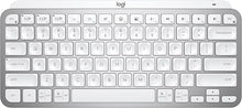 Load image into Gallery viewer, Logitech MX Keys Mini Minimalist Wireless Illuminated Keyboard, Compact, Bluetooth, Backlit, USB-C, Compatible with Apple macOS, iOS, Windows, Linux, Android, Metal Build - Pale Gray
