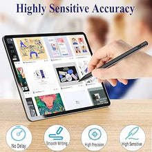 Load image into Gallery viewer, Stylus Pen for Android, CMARS POM Tip Magnetic Phone Pen, Fine Point Stylus Pens for Touch Screens, Tablet Pen for Samsung/Huawei/Lenovo/Vivo and Other Android Smartphone and Tablet Devices (Black)