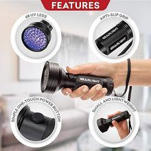 Load image into Gallery viewer, GearLight UV Flashlight Black Light from 68 LED Blacklight Flashlight Dog/Cat Pet Urine Detector, Scorpion, Bed Bug, Resin Curing, Dog Stain, and Carpet Odor Eliminator Remover, ID Checking_XR68