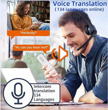 Load image into Gallery viewer, Translation Pen Scanner, Text to Speech Device, OCR Digital Pen Reader, Exam Reading Pen for Students, Dyslexia, Wireless Language Translator for Travelers & International Business Personnel (White)