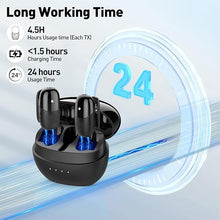 Load image into Gallery viewer, 2 Pack Wireless Lavalier Microphone for iPhone 15/16, Android, Mini Microphone with Noise Cancellation, 24Hrs Battery Life, USB C Microphone for Interview Video Podcast Vlog YouTube