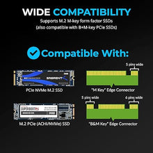 Load image into Gallery viewer, SABRENT M.2 NVMe SSD to PCIe x16 Tool-Free Add-in Card (AIC) with Aluminum Heatsink, M.2 PCIe Adapter for Gen5 SSDs PCIe 5.0, Backwards Compatible with Previous PCIe Generations (EC-TFPE)