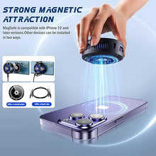 Load image into Gallery viewer, Magnetic Cell Phone Cooler for Gaming Comvin, Mobile Phone Cooling Fan with Dual Mode/Temperature Display,Portable Radiator for iPhone MagSafe Series/Android/iPad/Tablet,Semiconductor Heatsink Cooling