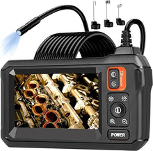 Load image into Gallery viewer, Daxiongmao Borescope, Endoscope Camera with Light, IP67 Waterproof Endoscope, 1080P HD Inspection Camera, Borescope Camera with Light, Snake Camera, 16.5ft Endoscope Camera, Gadgets for Men (4.3”)