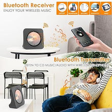 Load image into Gallery viewer, CD Player DVD Player for TV All Region Free Desktop DVD/CD Player for Home with Bluetooth Speakers Display Alarm Clock FM Radio with CD Player USB Card Playback