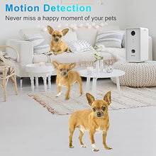 Load image into Gallery viewer, Pet Camera Treat Dispenser, 2.4G & 5G WiFi Dog Camera with 2 Way Audio Talk Listen, 1080P Night Vision Cat Dog Cam, App Control Tossing, Multi Devices Login, Compatible with Alexa, Upgraded