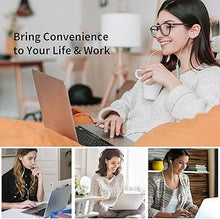 Load image into Gallery viewer, USB Headphones with Microphone for Laptop, 7.5ft Magnetic Wired Earbuds Noise Canceling in-Ear Earphones with Mute Volume Control Stereo Bass for PC Desktop Dell HP Acer Laptop Meetings,Teens,Green