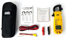 Load image into Gallery viewer, UEi DL379B Digital Clamp Meter Auto Ranging, HVAC Current Voltage Tester w/Magnetic Mount, Measures AC Amps AC/DC Volts Temperature Capacitance Frequency Diodes Duty Cycle Continuity Resistance NCV