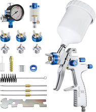 Load image into Gallery viewer, LVLP Air Spray Gun Premium Kit with 1.3/1.5/1.7mm Nozzle & Air Regulator,Automotive Paint Gun Sprayer,Car Paint Gun Sprayer,Air Paint Sprayer Gun for Cars & House DIY Painting
