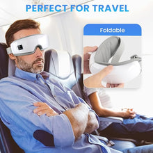 Load image into Gallery viewer, Eye Massager with Heat & Vibration, Christmas Gifts for Women, mon or her, Air Pressure Massager, Foldable Sleep Mask Massager with Bluetooth Music, Eye Care Gift with 5 Massage Modes
