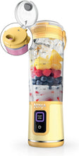 Load image into Gallery viewer, Ninja Blast Portable Blender, Cordless, 18oz. Vessel, Personal Blender For-Shakes and Smoothies, BPA Free, Leakproof-Lid and Sip Spout, USB-C Rechargeable, Dishwasher Safe, Lemon Meringue, BC151LB