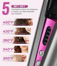 Load image into Gallery viewer, PRITECH Ceramic Hair Iron (TA-2340), 1 inch, Hair Straightener and Curling Iron, Adjustable Temperature, Fast Heat Up, Auto Shut-Off, Dual Voltage, Safety Lock, 450°F