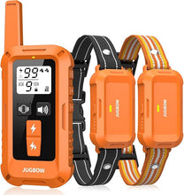 Load image into Gallery viewer, Jugbow Dog Shock Collar 2 Dogs (10-120Lbs) - 4200FT Dog Training Collar with Remote Control, IPX8 Waterproof Rechargeable E Collars for Large Medium Small Dog