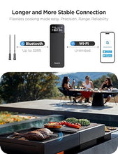 Load image into Gallery viewer, GoveeLife Wireless Meat Thermometer with 2 Probes, Unlimited Range WiFi Meat Thermometer with Digital LCD Rechargeable Base, APP Recipes, Bluetooth Food Cooking Thermometer for BBQ Grill, Oven, Smoker