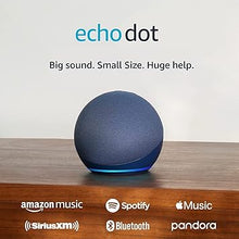 Load image into Gallery viewer, Amazon Echo Dot (newest model), Vibrant sounding Alexa speaker, Great for bedrooms, dining rooms and offices, Deep Sea Blue