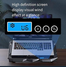 Load image into Gallery viewer, Laptop Cooling pad for Lenovo ThinkPad X1 Carbon 5th-12th Gen,Thinkpad X1 T14 T15 T16 E14 E15 E16 P14s P15v P16v L14 L13 L16 L15 Laptop, Cooler with 4 Fans, LCD Display Screen, Adjustable 4 Height