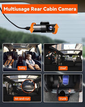 Load image into Gallery viewer, Vantrue N5 4 Channel WiFi 360° All Sides Dash Cam, STARVIS 2, IR Night Vision, 2.7K+1080P*3 Front Rear Inside Dashcam, Voice Control, GPS, 24 Hours Buffered Parking Mode Dash Camera, Support 512GB Max