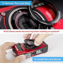 Load image into Gallery viewer, Lens Protector Cover for Olympus TG-7 TG-6 TG-5 TG-4 TG-3 TG-2 and TG-1 Camera, Rotating Lens Cap, Replaces Olympus LB-T01 Lens Barrier