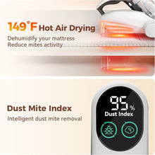Load image into Gallery viewer, uwant Mattress Vacuum Bed Vacuum Cleaner with UV-C and High Heating,Dust Sensor,13kpa Powerful Suction,Handheld Vacuum for Couch, Pillow, Carpet, Pet Hair(M100,Corded)