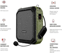 Load image into Gallery viewer, Voice Amplifier with Wireless Headset Mic - 18W 4400mAh Rechargeable Mini Pa System, Bluetooth 4.2, Waterproof IPX5 Portable Speaker for Teacher, Outdoors