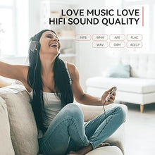 Load image into Gallery viewer, AGPTEK A02 MP3 Player with Bluetooth 5.3, 1.8 inch Screen Portable Music Player with Speaker, FM Radio, Voice Recorder, Supports Expanded Up to 128GB(Rose Gold, 32GB)