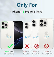 Load image into Gallery viewer, FNTCASE for iPhone 16 Pro Case: Military Grade Drop Proof Protection Mobile Cover with Kickstand | Matte Textured Rugged Shockproof TPU | Protective Sturdy Phone Case - 6.3 inch Orange