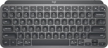 Load image into Gallery viewer, Logitech MX Keys Mini Minimalist Wireless Illuminated Keyboard, Compact, Bluetooth, Backlit, USB-C, Compatible with Apple macOS, iOS, Windows, Linux, Android, Metal Build - Graphite