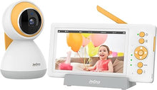 Load image into Gallery viewer, Baby Monitor with Camera and Audio, 5" 720P HD Screen Video Baby Monitor with Pan-Tilt-Zoom Camera, 30hrs Long Battery Life on ECO, No WiFi, Two Way Talk, Night Vision, Ideal for New Moms