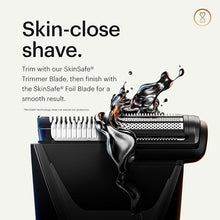 Load image into Gallery viewer, MANSCAPED® The Lawn Mower® 5.0 Ultra Groin & Body Hair Trimmer – Dual-Head SkinSafe® Trimmer & Foil Blades, Waterproof Wet/Dry Groomer, USB-C Rechargeable with Travel Case, Men’s Ball Shaver, Black