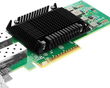 Load image into Gallery viewer, 25Gb PCI-E NIC Network Card for Intel E810-XXVDA2, 1GbE/10GbE/25GbE Dual SFP28 Ports, with Intel E810-XXVAM2 Chip,25GbE PCI Express 4.0 X8 Ethernet Adapter Support RDMA iWARP/RoCEv2/UEFI